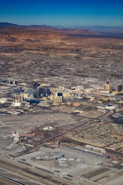 Flying into Las Vegas, NV. I believe this picture was taken in 2013.